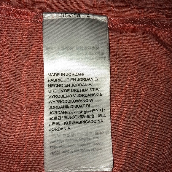 Calvin Klein Coral/Melon Chain Detail Top SzXL ECU - Picture 5 of 8